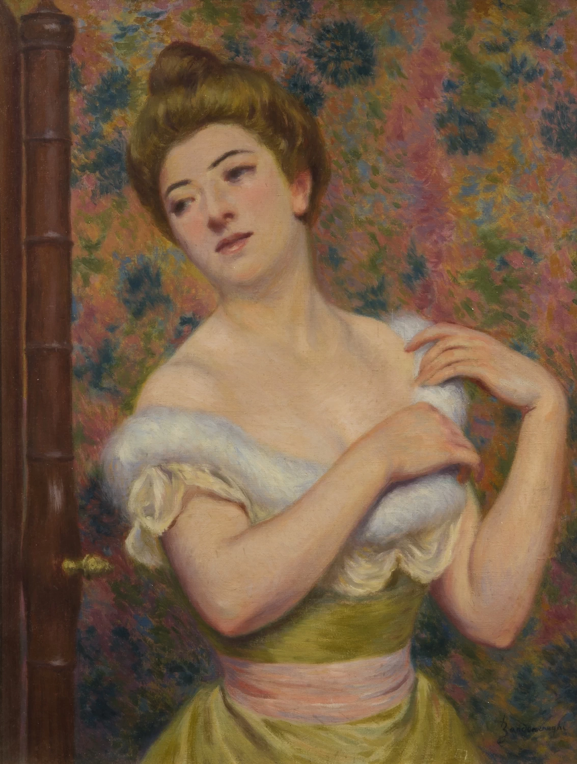 Donna allo specchio